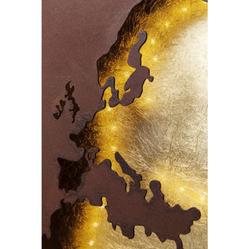 Wall Lamp Map LED